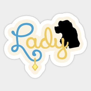 Lady Sticker